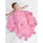 Pabtex Bebek/çocuk Battaniyesi %100 Yerli - Pembe