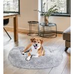Pabtex Peluşçu Dayı Peluş Köpek Yatağı - Yumuşak ve Konforlu Evcil Hayvan Yatağı - Koyu Kahve