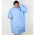 Pabtex Welsoft Peluş Polar Giyilebilir Battaniye Pijama - Mavi - 70 x 110 cm