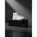 Pabucmarketi Bağcıklı Erkek Sneaker Bot Beyaz (Beyaz Taban) - Renkli