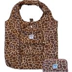 Pacca Kadınlar için Paketlenebilir Seyahat Çantası | Plaj, Bakkal, Alışveriş, Seyir, Tatil Köyü için Küçük Katlanabilir, Yeniden Kullanılabilir Omuz Çantası, Zürafa Baskı, Small