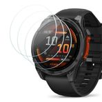 PaceBid Garmin Fenix 8 47 mm Film için Ekran Koruyucu [3 Adet] Ekran Koruyucu HD Şeffaf Kabarcıksız Her Yuvarlak Koruma Temperli Cam Ekran Koruyucu Garmin Fenix 8 47 mm