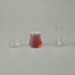 Paçi 180 ml Şeffaf Keyif 3'lü Cam Kupa