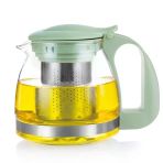 Paçi 700 Ml Süzgeçli Cam Çaydanlık Üstü Demlik Mav