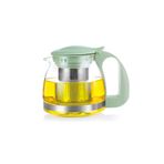 PAÇİ 700 Ml Süzgeçli Cam Çaydanlık Üstü Demlik Mavi