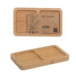 Paçi 700420 2 Bölmeli Bambu Sunum Tahtası