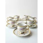 Paçi Home Fleur Yaldızlı 6 Kişilik Fincan Takımı P/Por-102093