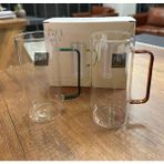 Paçi Ozd 2li Renkli Termisil 380ML Kupa (Cam Pipet Hediyeli) - Şeffaf