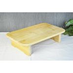 Paçi Premium Serisi Bambu Ayaklı Doğrama ve Sunum Tahtası 40x26 cm