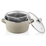 Paçi Toprak 22 cm 4.5 lt Kızartma Tenceresi