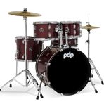 Pacific Drums PDP centerstage 20 Inch 5-Parça Akustik Davul Seti (Ruby Red Sparkle)