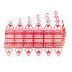 PACK4YA 240 Kırılabilir Çıkartma 50 x 90 mm ÜST Ambalaj Çıkartması Güçlü Yapışkanlı Sap Dikkatli Uyarı Etiketleri Kargo Ambalaj Etiketleri, Kırılabilir Ürünler, İstiflenmez