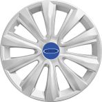 PackGar Ford Fiesta 16 Inç Jant Kapağı Amblemli Gri 4'lü Takım 143