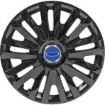 PackGar Ford Fiesta Van 13 Inç Jant Kapağı Amblemli Piano Black 4'lü Takım 207
