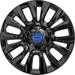 PackGar Ford Focus 15 Inç Jant Kapağı Amblemli Piano Black 4 Adet 1 Takım 206
