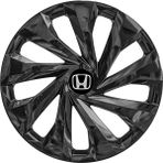 PackGar Honda Jazz 14 Inç Jant Kapağı Amblemli Piano Black 4 Adet 1 Takım 216
