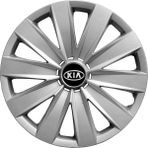 PackGar Kia 16 Inç Jant Kapağı Amblemli Gri 4'lü Takım 132