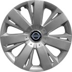 PackGar Nissan Micra 15 Inç Jant Kapağı Amblemli Gri 4 Adet 1 Takım 114