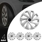 PackGar Opel Corsa 14 Inç Jant Kapağı Amblemli Gri 4 Adet 1 Takım 129