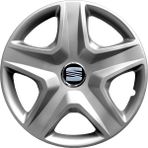 PackGar Seat Ibiza 14 Inç Jant Kapağı Amblemli Gri 4'lü Takım 118