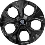 PackGar Skoda Forman 15 Inç Uyumlu Jant Kapağı Amblemli Piano Black 4 Adet 1 Takım 212
