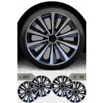 PackGar Volkswagen Passat Jetta Golf Polo 15'' İnç Jant Kapağı 4 ADET Çift Renk 302