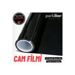 Packline Marketing %05 Koyu Ton Siyah Cam Filmi Ev - Araba - Balkon - Ofis 75cm x 2metre