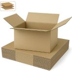 Packmai 35X25X20 cm Koli-Kutu | 10 Adet | Hafif Eşya Kolisi Tek Oluklu 3mm Karton Kutu