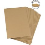 PackMai 35X50CM Oluklu Mukavva (12ADET) 6mm Karton Levha (Proje-Puzzle-Tuval-Maket-Okul-Hobi-Çerçeve-Paketleme)