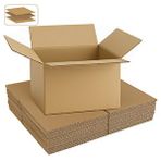 Packmai 40X25X25 cm Koli-Kutu | 10 Adet | Hafif Eşya Kolisi Tek Oluklu 3mm Karton Kutu