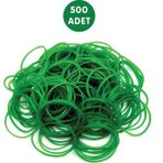 PackMai Yeşil Renk Ambalaj-Paket Lastiği 500 Adet 1,2 mm Kalınlık 6 cm Genişlik