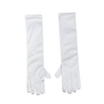 PACKOVE 1 Çift elbise eldiven çiçek kız uzun eldiven saten eldiven çocuklar eldivenler çocuklar için eldiven çiçek kız eldiven çiçekçi Kız Prenses elbisesi Kız çocuk beyaz