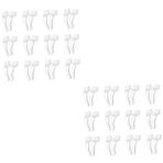 PACKOVE 2 Set Gözlük Kaymaz Kapak Silex Kulaklık Kulaklığı Headphone Kulpları Gözlük Kulak Sapları Için Gözlük Kaymaz Kulplar Taşınabilir Gözlük Tutucu Silika Jeli Transparent 12 Çift*2