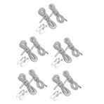 PACKOVE 4 Takım Elmas Ayakkabı Bağcığı Benzersiz Düğme Toka Raptiye Dolap Kapağı Topuzu Kostüm Tarağı Yetişkin Ayakkabı Bağcığı Dekoratif Ayakkabı Bağcıkları Pamuk Ipi Beyaz 2 Adet * 4