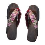 PACKOVE Bebek Terlikleri Japon Ahşap Takunya Yürümeye Başlayan Yenilik Ayakkabı Japon Sandalet Kadınlar Için Kimono Japon Japonya Geleneksel Ayakkabı Bambu Bornoz Pembe Çocuk Çin Stili