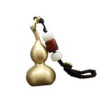 PACKOVE Kabak Kolye Oda Bölücüler Asılı Feng Shui Kabağı Şanslı Wu Noel Dekoru Araba Döşemesi Çin Kabağı Cazibesi Feng Shui Süsleri Ataların Parası Anahtar Pirinç Erkekler Ve Kadınlar