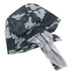 PACKOVE Kamuflaj Başörtüsü Rüzgar Geçirmez Eşarp Şapka Kapaklar Erkekler Atletik Ter Şapkası Motosiklet Kafa Bandı Taşınabilir Spor Kap Kafatası Bandana Ter Kap Camouflage Polyester