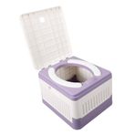 PACKOVE Portatif tuvalet Küçük çocuklar katlanabilir lazımlık yürümeye başlayan komodin kampçı lazımlık araba için taşınabilir lazımlık pp Mor,Purple