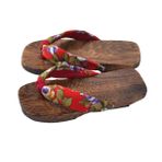 PACKOVE Takunya Çocuklar Slayt Sandalet Kadınlar Için Spa Terlikleri Bebek Sandalet Bayan Kimono Bayan Terlik Plaj Sandaletleri Çocuk Sandaletleri Öğrenci Geleneksel Ayakkabılar Yaz Bambu