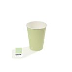 Packtory 14 Oz Single Wall Baskılı Karton Bardak (Açık Yeşil) 50 Adet