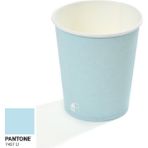 Packtory 8 Oz Single Wall Baskılı Karton Bardak (Açık Mavi) 2000 Adet