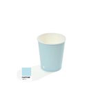 Packtory 8 Oz Single Wall Baskılı Karton Bardak (Açık Mavi) 50 Adet