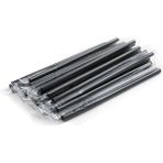 Packtory Frozen Siyah Körüklü Pipet 230X6MM 5000 Adet