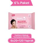 Paddlers 3'ü 1 Arada Makyaj Temizleme Mendili 6X20 (120 Yaprak)