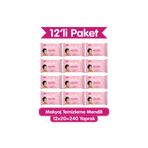 Paddlers 3’ü 1 Arada Makyaj Temizleme Mendili Yüz, Göz & Dudak İçin, 240 Yaprak (12x20) - Yumuşak Dokulu
