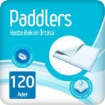 Paddlers Hasta Bakım Yatak Koruyucu Örtü 60x90 cm 120 Adet – Emici, Sıvı Geçirmez - Beyaz - Standart
