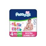 Paddlers No:4 Maxi 240 Adet Bebek Bezi