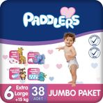 Paddlers No:6 XLarge 38 Adet Bebek Bezi