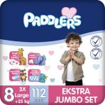 Paddlers No:8 XXXLarge 112 Adet Bebek Bezi