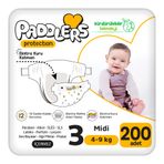 Paddlers Protection No:3 Midi 200 Adet Bebek Bezi